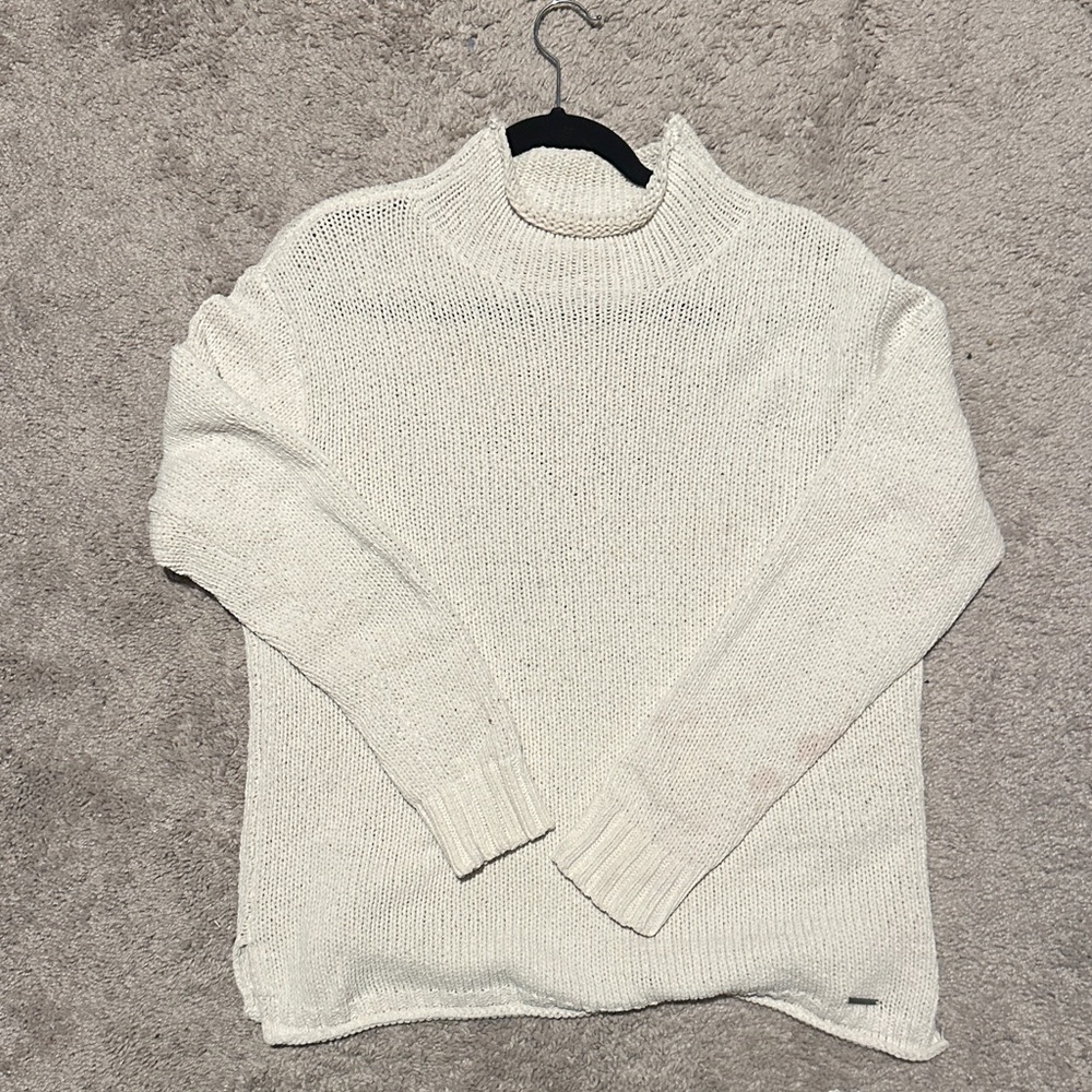 Abercrombie & Fitch Cream Knit Pullover